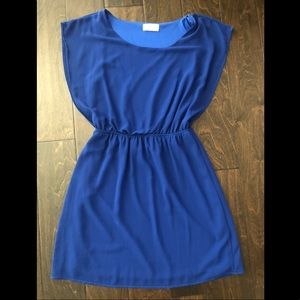 Bluetique Blue Short Dress, Small